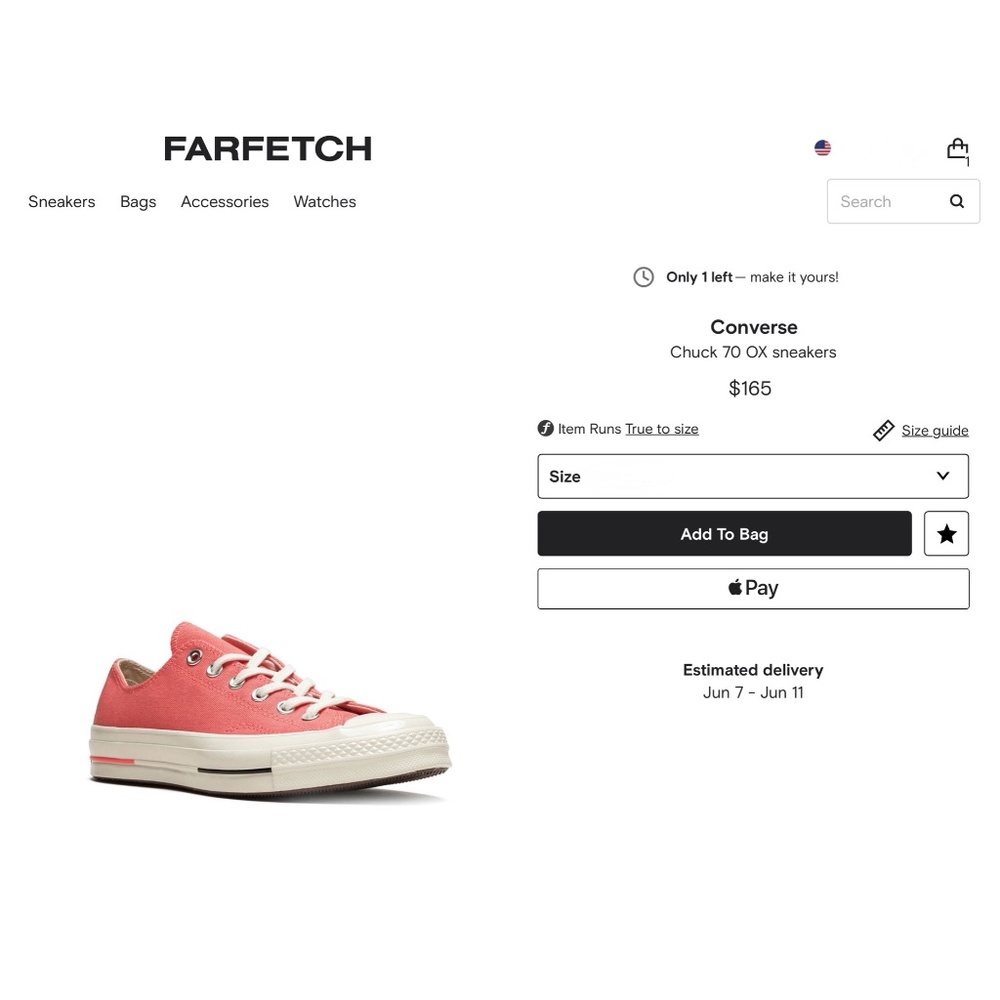 CONVERSE Chuck Taylor All Star 70 OX Sneakers - Picture 2 of 13